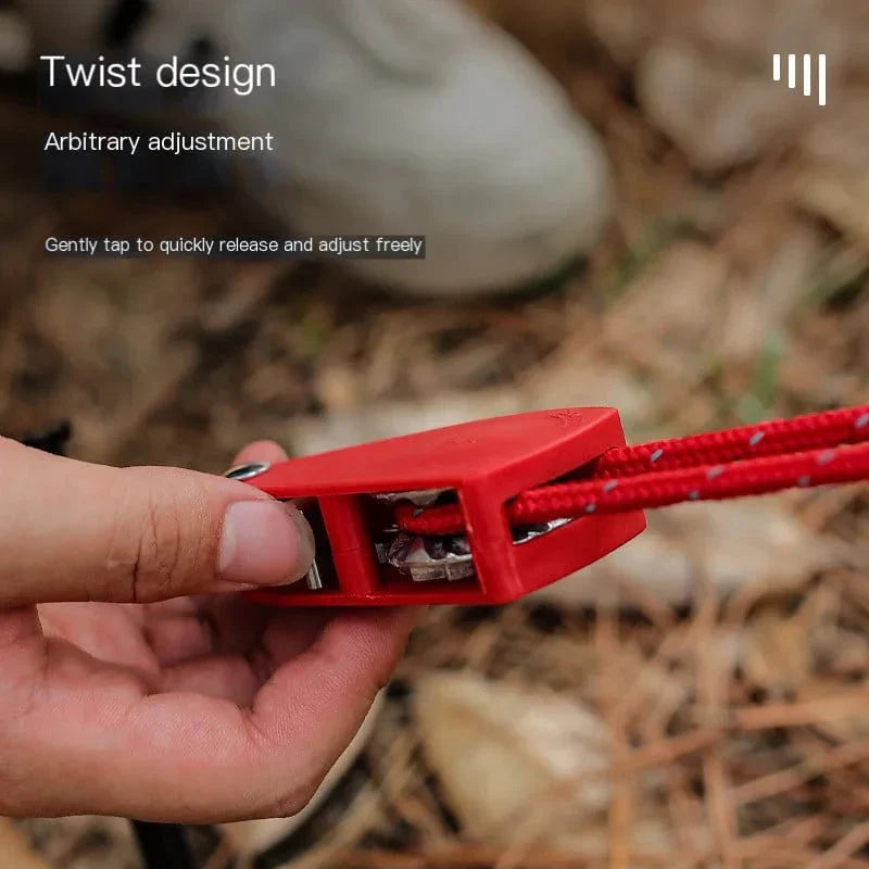 Skorter | Portable Adjustable Fix Tent High Strength Quick Release Pulley Camping Rope