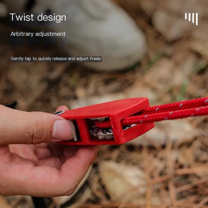 Skorter | Portable Adjustable Fix Tent High Strength Quick Release Pulley Camping Rope