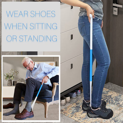 Skorter | Adjustable long shoehorn with sock remover for seniors