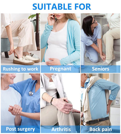 Skorter | Adjustable long shoehorn with sock remover for seniors