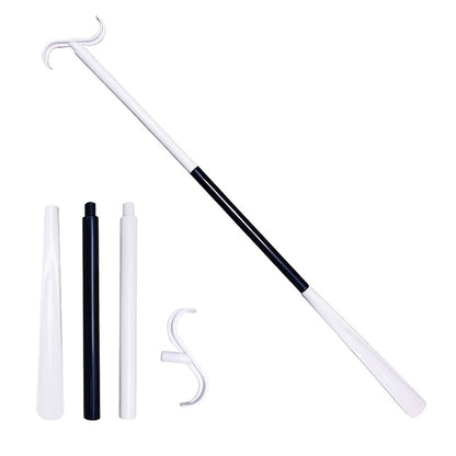 Skorter | Adjustable long shoehorn with sock remover for seniors