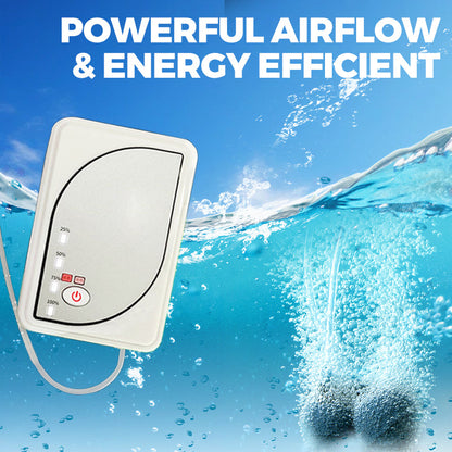 Skorter | Quiet and powerful air pump for aquariums with two modes