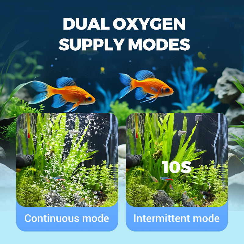 Skorter | Quiet and powerful air pump for aquariums with two modes