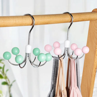 Skorter | 360° rotatable multifunctional storage hanger with 6 hooks