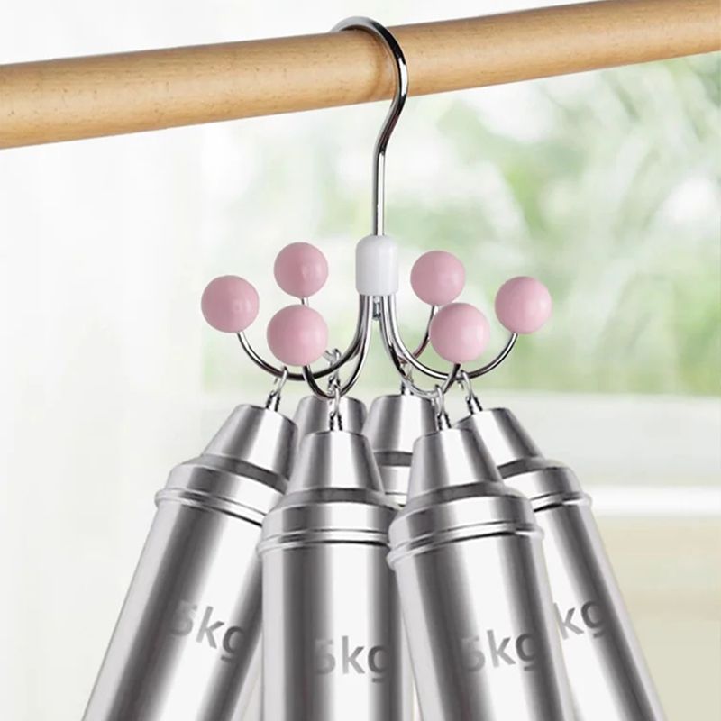 Skorter | 360° rotatable multifunctional storage hanger with 6 hooks