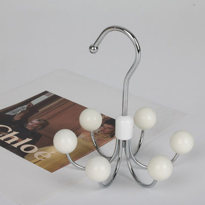 Skorter | 360° rotatable multifunctional storage hanger with 6 hooks