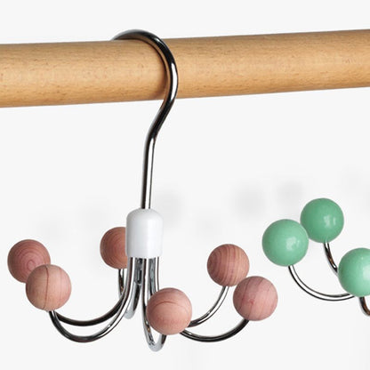Skorter | 360° rotatable multifunctional storage hanger with 6 hooks