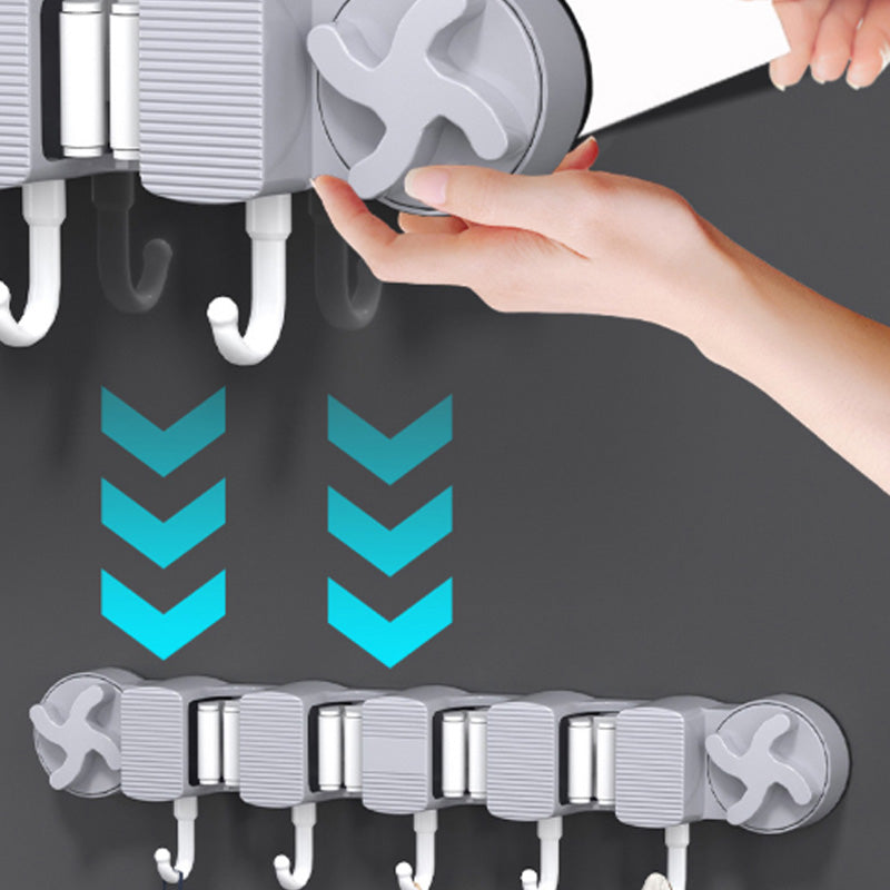 Skorter | Bore-free suction cup mop holder for the bathroom