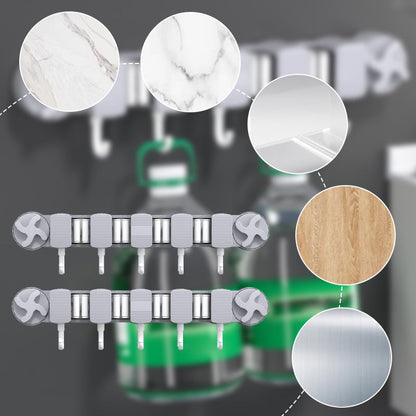 Skorter | Bore-free suction cup mop holder for the bathroom