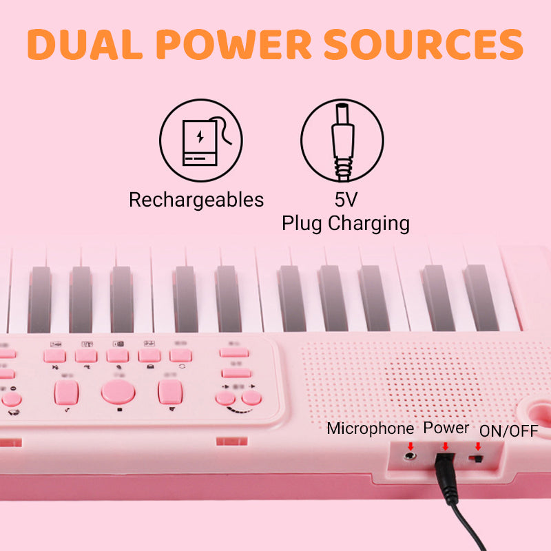 Skorter | 37-key piano keyboard for children with microphone