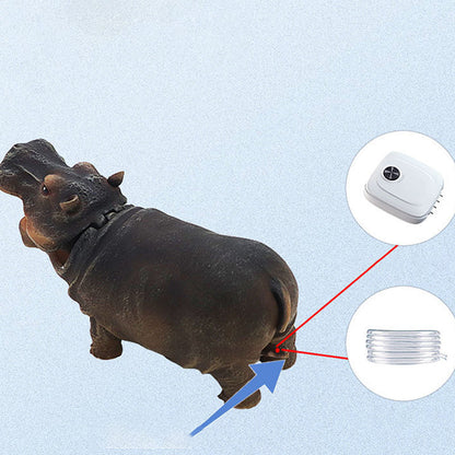 Skorter | Aquarium Hippo Bubble Decoration