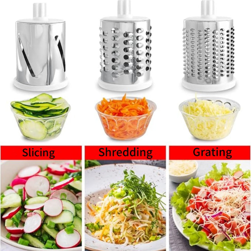 Skorter | 3-in-1 rotating cheese slicer and vegetable cutter