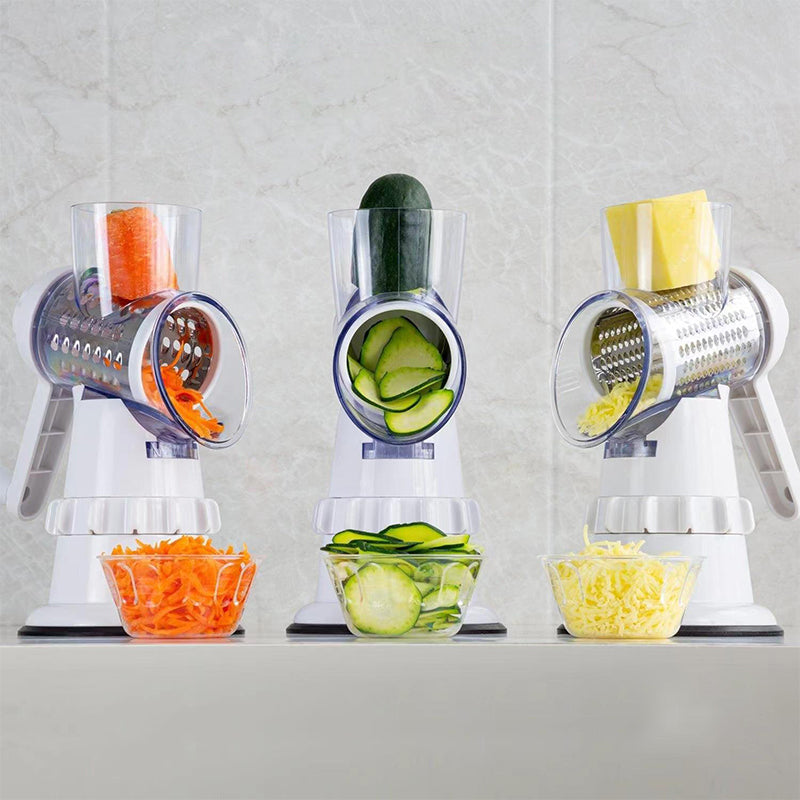 Skorter | 3-in-1 rotating cheese slicer and vegetable cutter