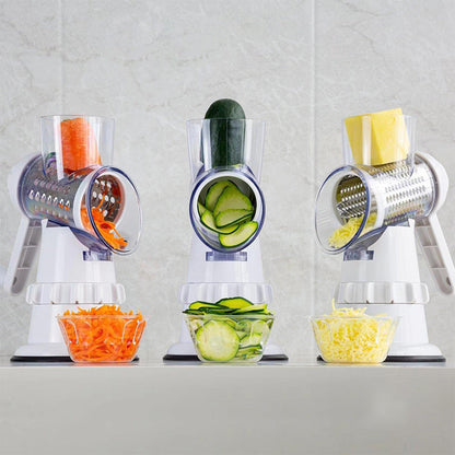 Skorter | 3-in-1 rotating cheese slicer and vegetable cutter