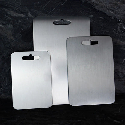 Skorter | Antibacterial cutting board in stainless steel