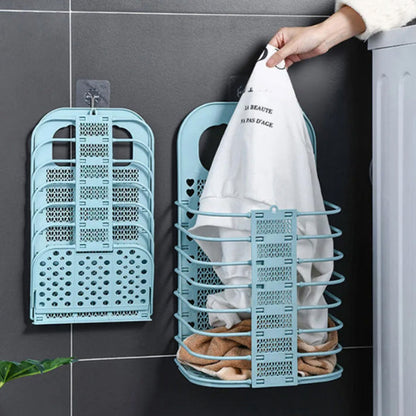 Skorter | Foldable wall-mounted laundry basket