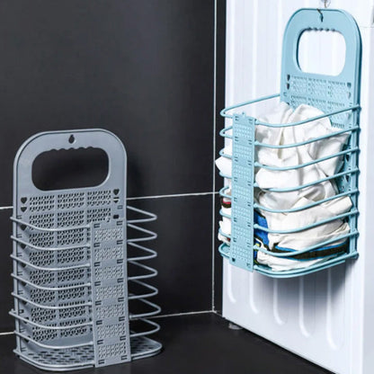 Skorter | Foldable wall-mounted laundry basket