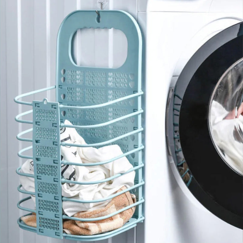 Skorter | Foldable wall-mounted laundry basket