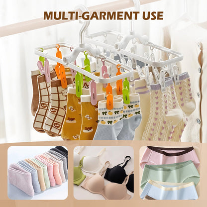 Skorter | 12-clip collapsible and windproof drying rack