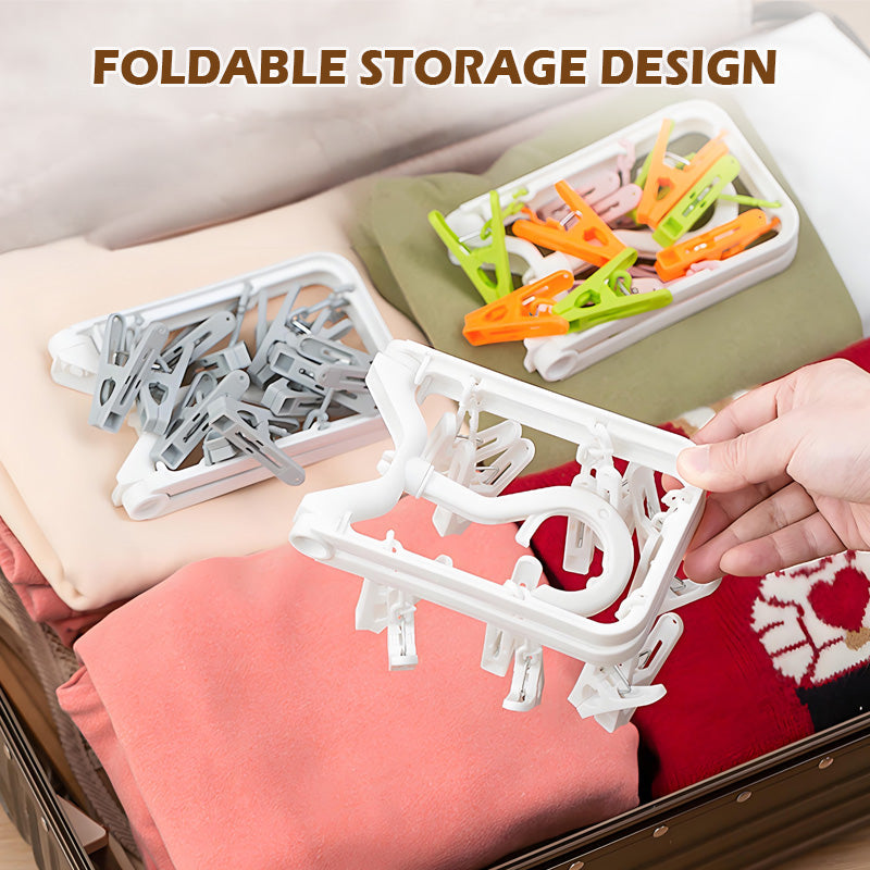 Skorter | 12-clip collapsible and windproof drying rack