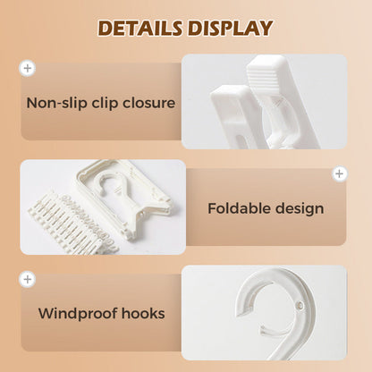 Skorter | 12-clip collapsible and windproof drying rack