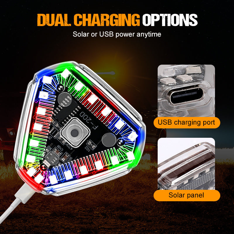 Skorter | Super sharp solar flashing warning lights