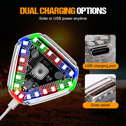 Skorter | Super sharp solar flashing warning lights