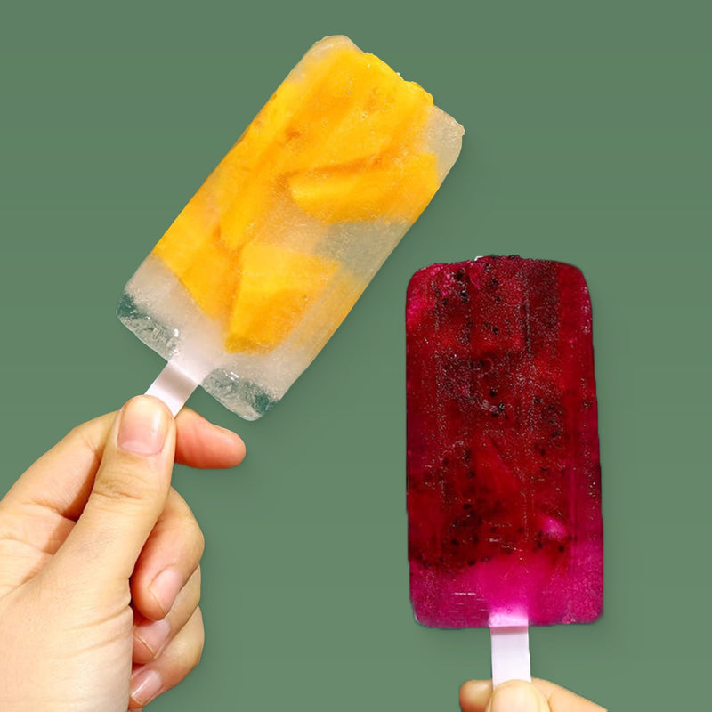 Skorter | Ice pop mold with 4 cavities, lid and sticks