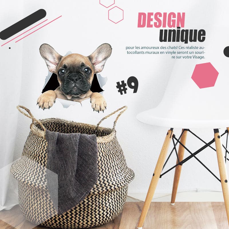 Skorter | 3D stickers with cats and dogs that can be removed