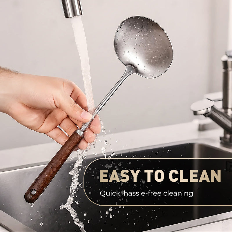 Skorter | 2-in-1 cooking spoon in stainless steel