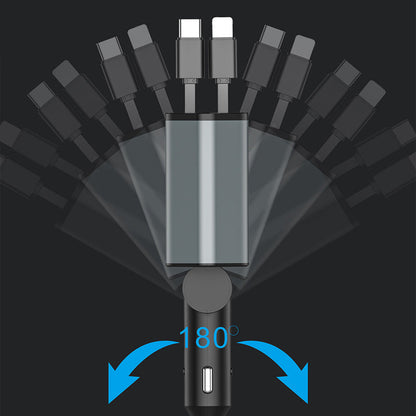 Skorter | 4-in-1 fast charger and retractable car charger