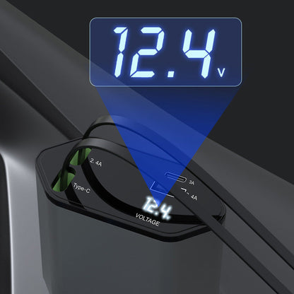 Skorter | 4-in-1 fast charger and retractable car charger