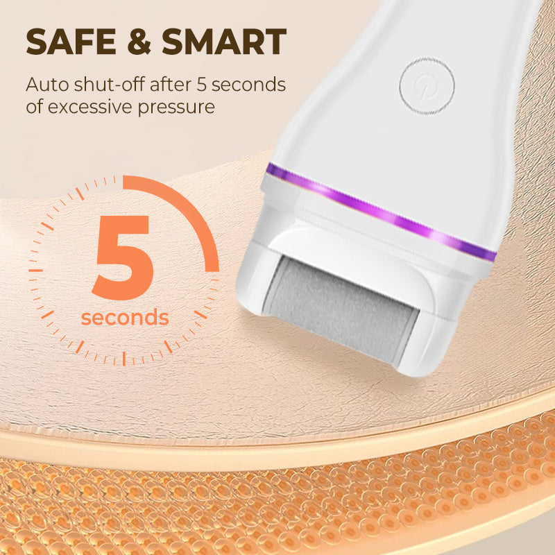 Skorter | 2-step wireless electric callus remover with 2 interchangeable heads