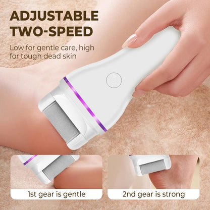 Skorter | 2-step wireless electric callus remover with 2 interchangeable heads