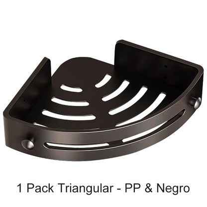 Skorter | Corner shower shelf without drilling with hooks