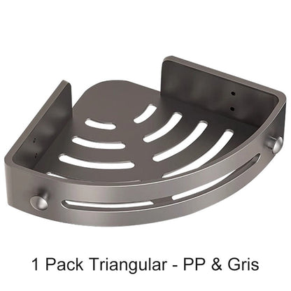 Skorter | Corner shower shelf without drilling with hooks