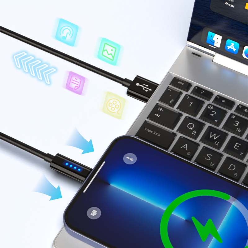 Skorter | Automatic rejection Charging cable for Fast charging