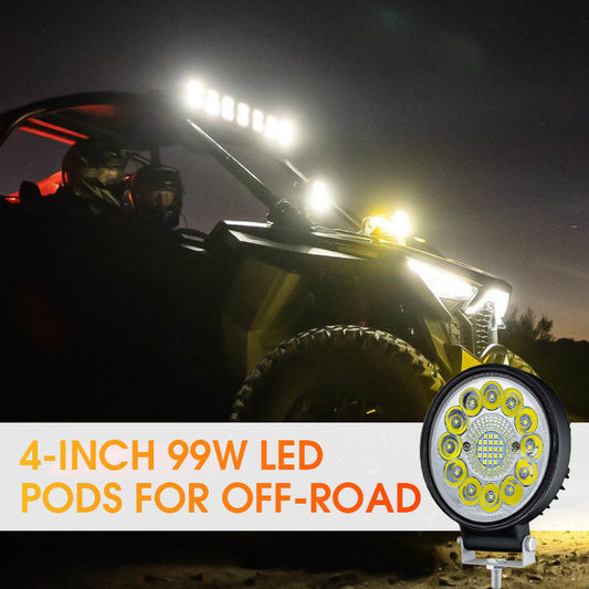 Skorter | 4-inch 99W LED pod for off-road driving