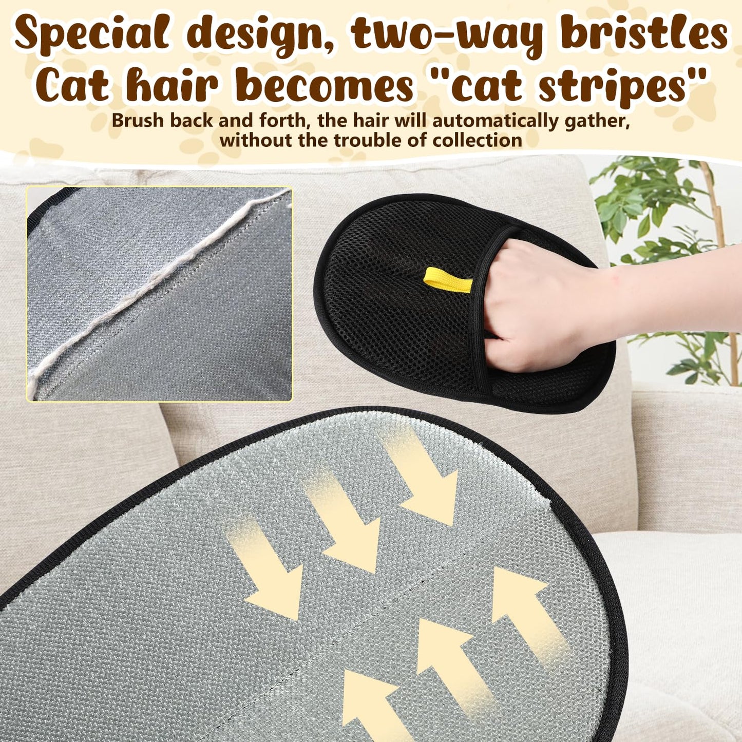 Skorter | Electrostatic gloves for removing pet hair