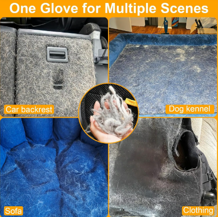 Skorter | Electrostatic gloves for removing pet hair