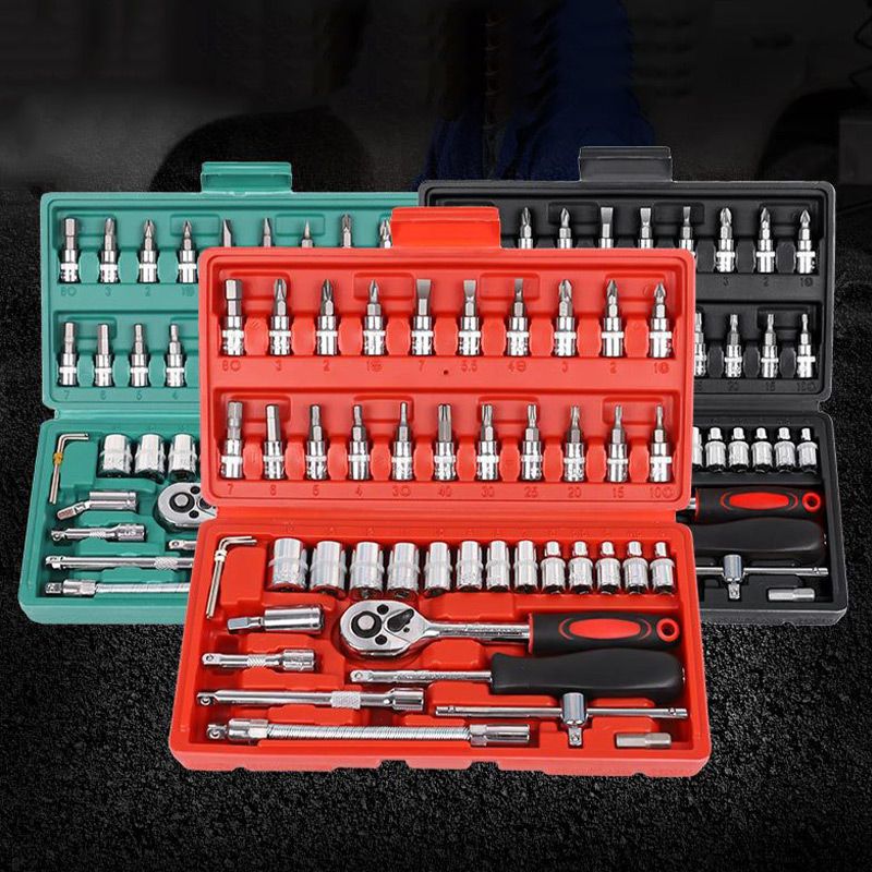 Skorter | 46-piece set with quick-change wrench