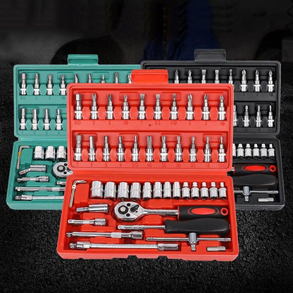 Skorter | 46-piece set with quick-change wrench