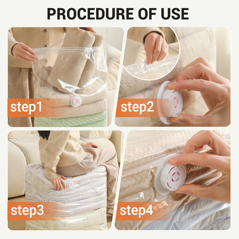 Skorter | Extra large vacuum storage bag - press to empty