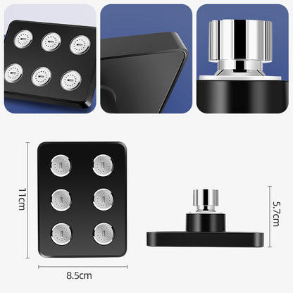 Skorter | 360° adjustable square shower head