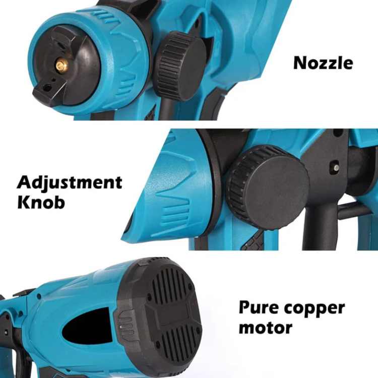 Skorter | Cordless Paint Sprayer | PrecisionFlow Atomization, 3 Spray Patterns & Ideal for Home Improvement Projects