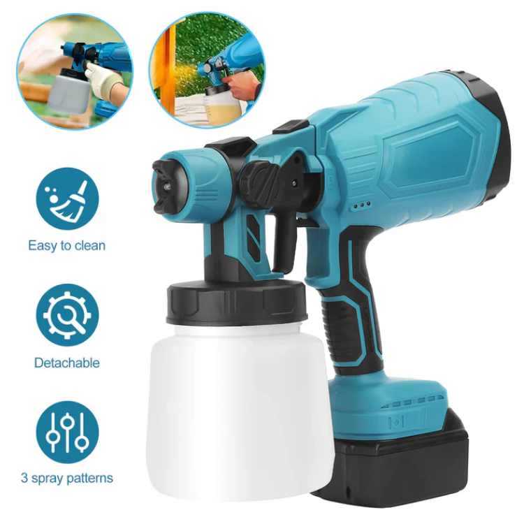 Skorter | Cordless Paint Sprayer | PrecisionFlow Atomization, 3 Spray Patterns & Ideal for Home Improvement Projects
