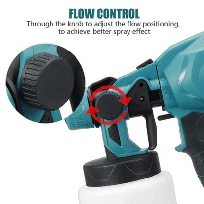 Skorter | Cordless Paint Sprayer | PrecisionFlow Atomization, 3 Spray Patterns & Ideal for Home Improvement Projects