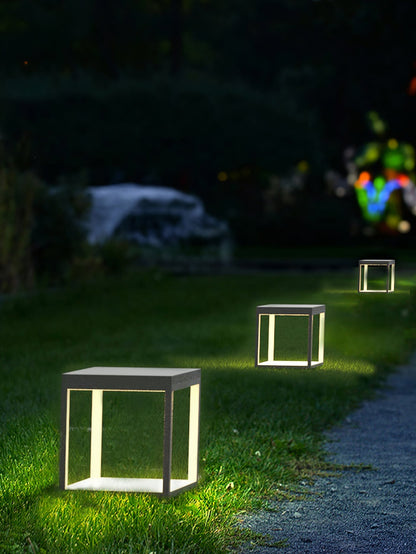 Square Frame Fence Post Garden Light - SKØRTER