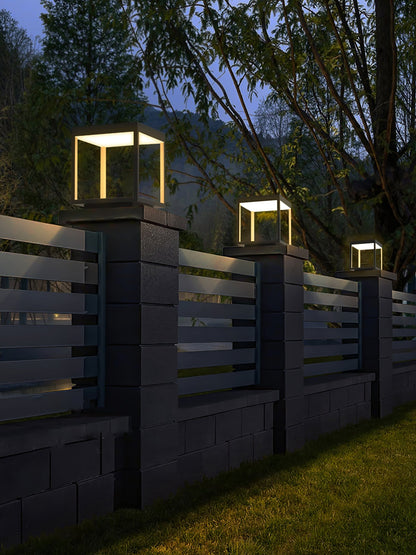 Square Frame Fence Post Garden Light - SKØRTER