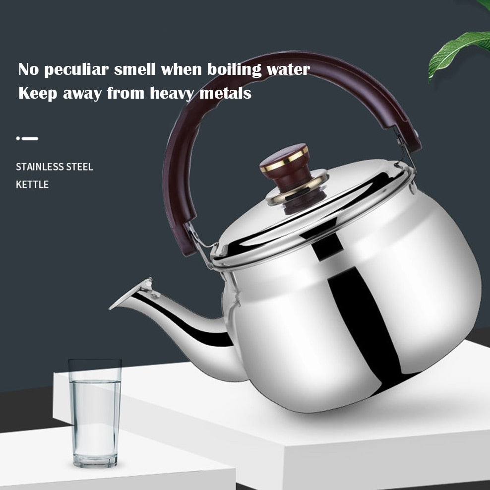 Skorter | Stainless Steel Whistling Kettle – Thick-Walled, Durable & Stylish